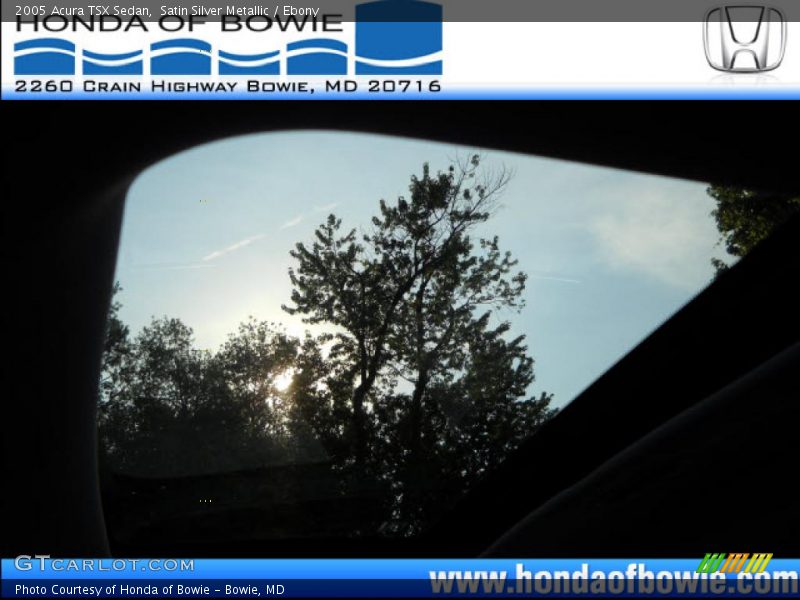 Satin Silver Metallic / Ebony 2005 Acura TSX Sedan