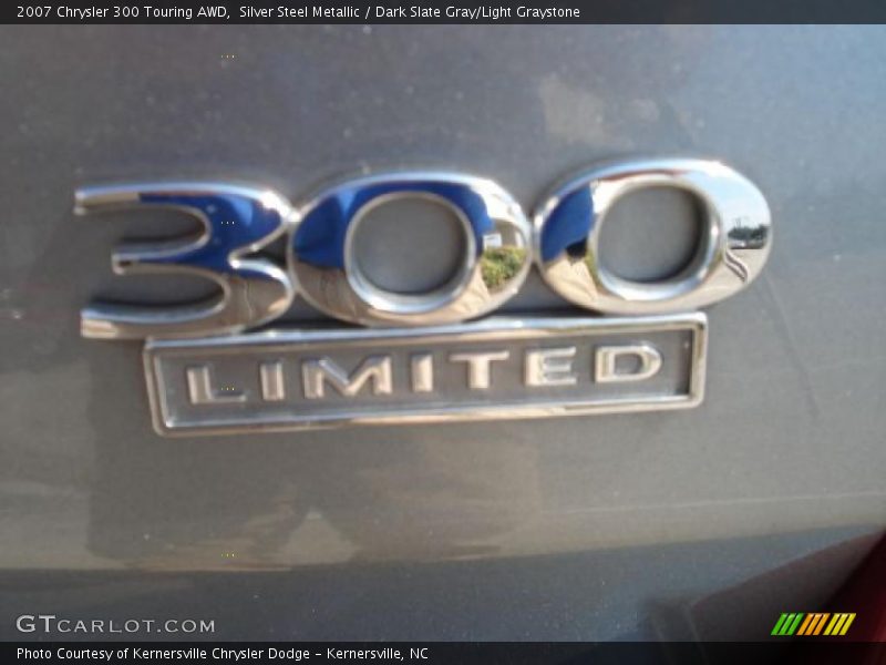 Silver Steel Metallic / Dark Slate Gray/Light Graystone 2007 Chrysler 300 Touring AWD