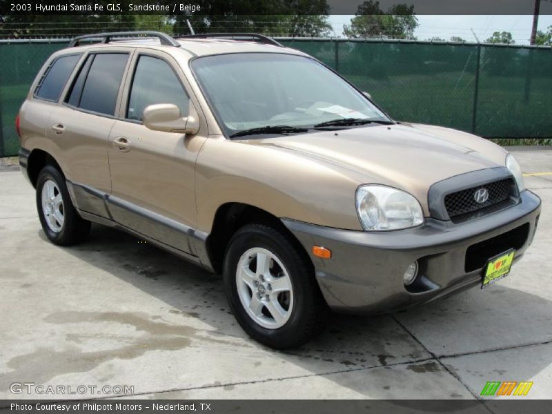 Sandstone / Beige 2003 Hyundai Santa Fe GLS