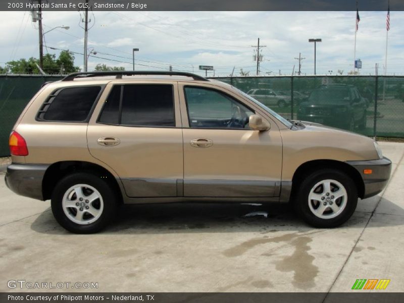 Sandstone / Beige 2003 Hyundai Santa Fe GLS