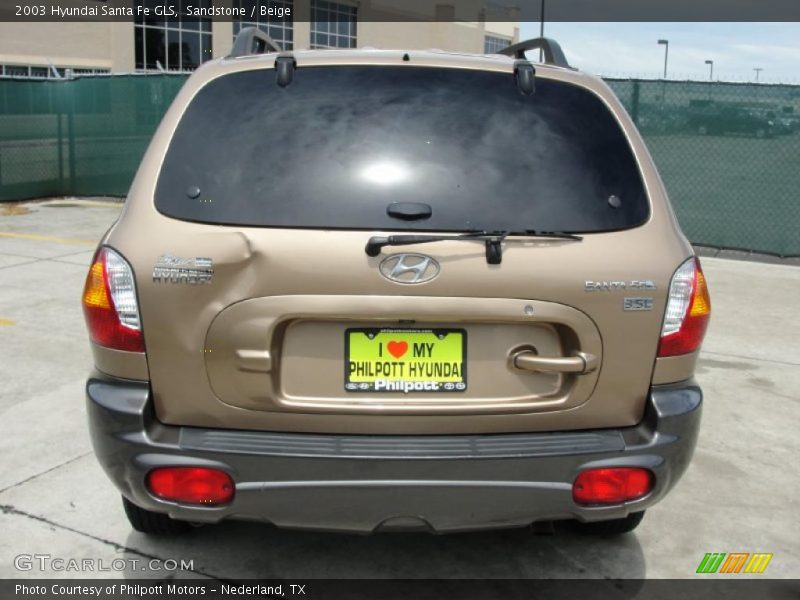 Sandstone / Beige 2003 Hyundai Santa Fe GLS