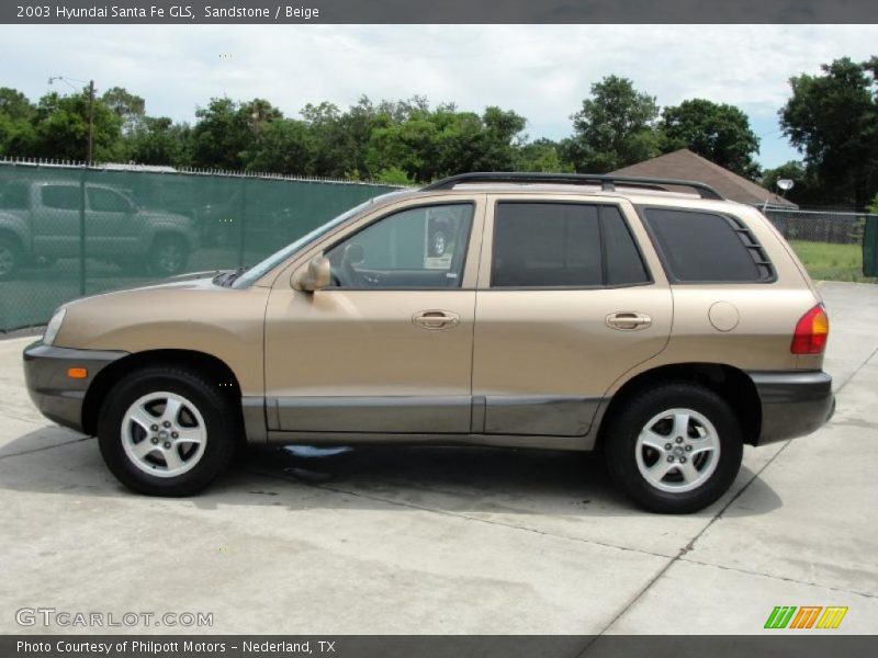 Sandstone / Beige 2003 Hyundai Santa Fe GLS
