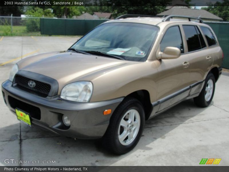 Sandstone / Beige 2003 Hyundai Santa Fe GLS