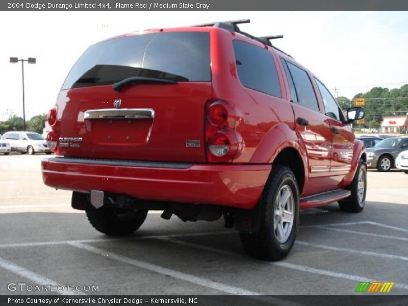 Flame Red / Medium Slate Gray 2004 Dodge Durango Limited 4x4