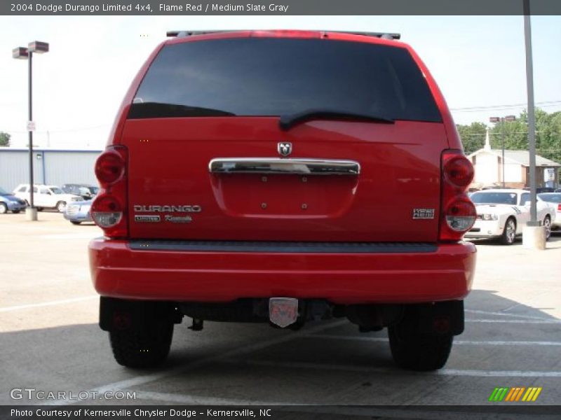 Flame Red / Medium Slate Gray 2004 Dodge Durango Limited 4x4