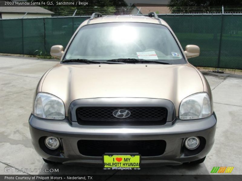 Sandstone / Beige 2003 Hyundai Santa Fe GLS