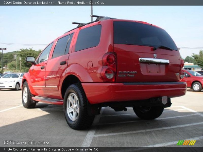 Flame Red / Medium Slate Gray 2004 Dodge Durango Limited 4x4