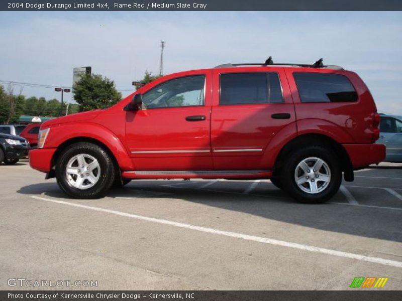 Flame Red / Medium Slate Gray 2004 Dodge Durango Limited 4x4