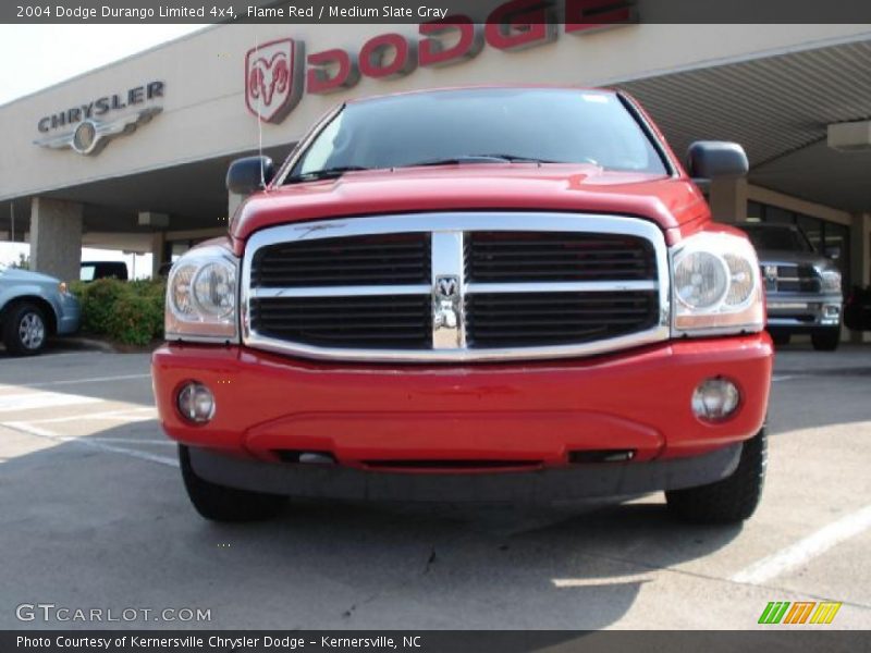Flame Red / Medium Slate Gray 2004 Dodge Durango Limited 4x4