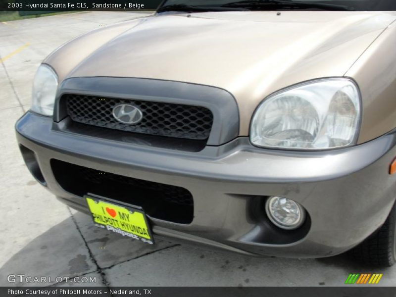 Sandstone / Beige 2003 Hyundai Santa Fe GLS