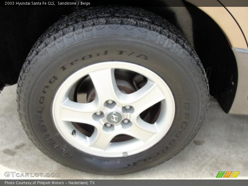 Sandstone / Beige 2003 Hyundai Santa Fe GLS