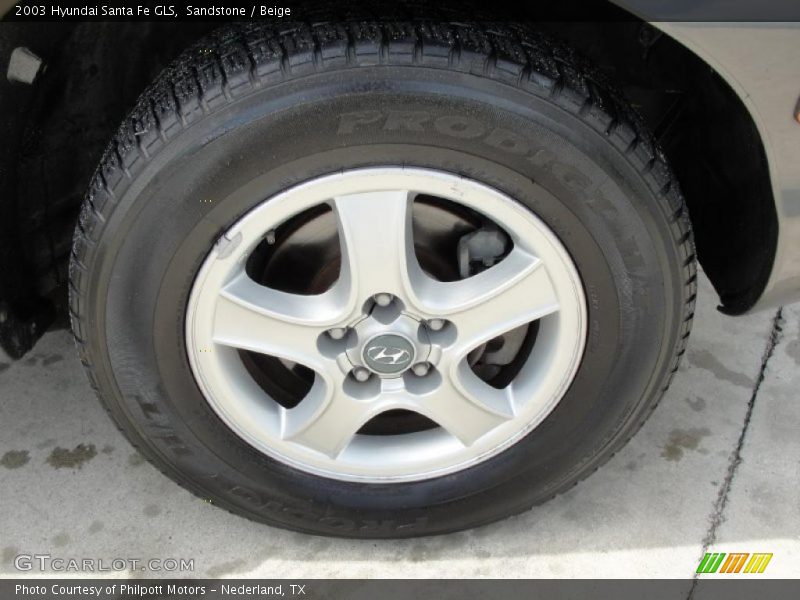 Sandstone / Beige 2003 Hyundai Santa Fe GLS