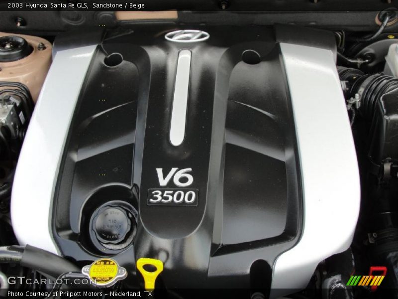 Sandstone / Beige 2003 Hyundai Santa Fe GLS