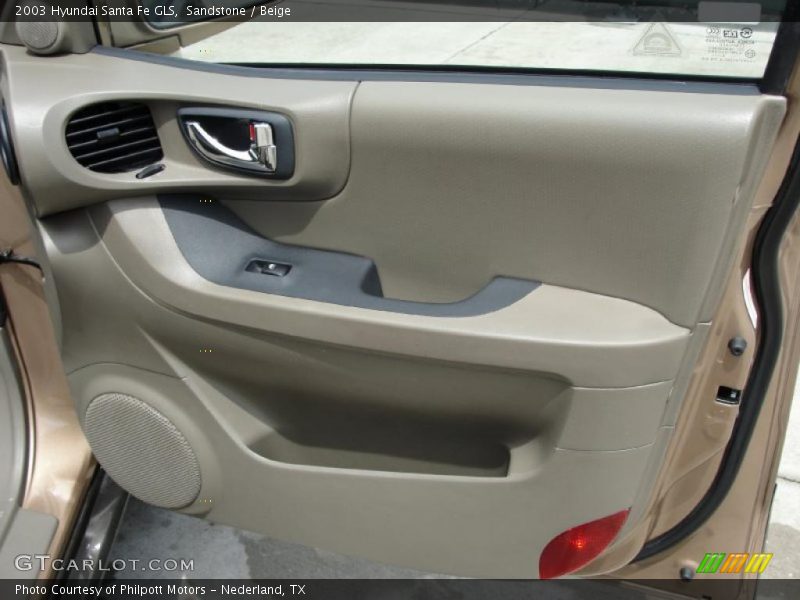 Sandstone / Beige 2003 Hyundai Santa Fe GLS