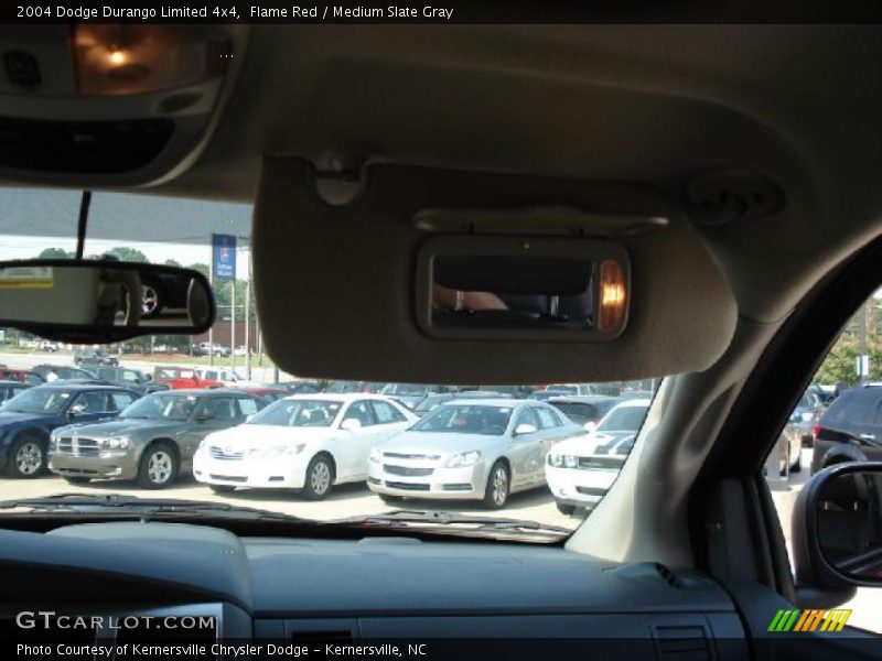 Flame Red / Medium Slate Gray 2004 Dodge Durango Limited 4x4
