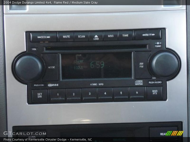 Flame Red / Medium Slate Gray 2004 Dodge Durango Limited 4x4