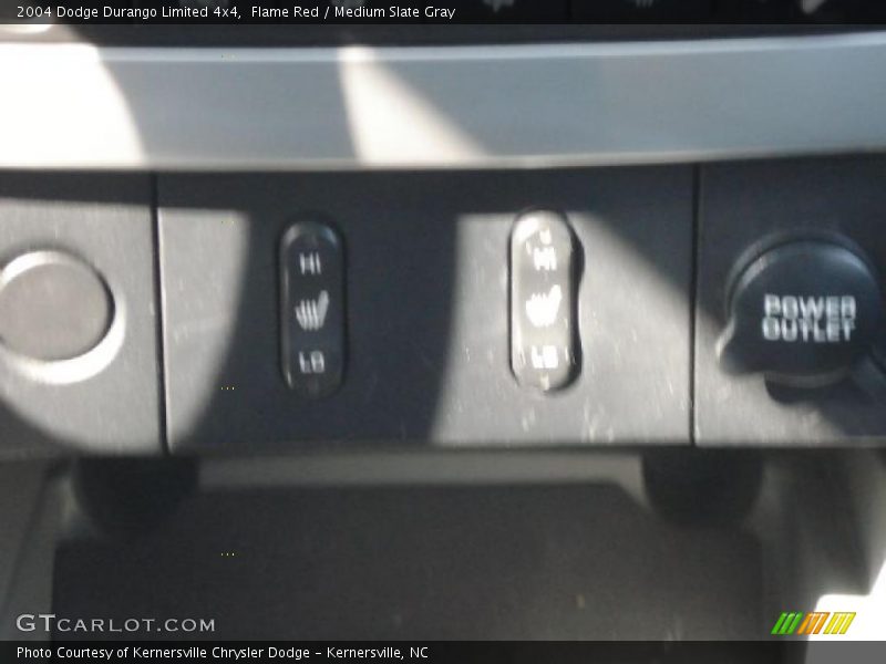 Flame Red / Medium Slate Gray 2004 Dodge Durango Limited 4x4