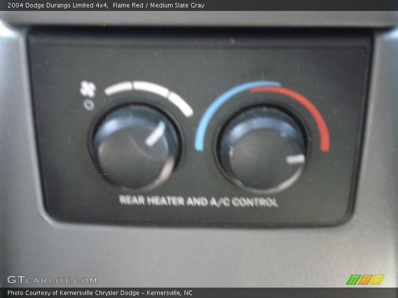 Flame Red / Medium Slate Gray 2004 Dodge Durango Limited 4x4