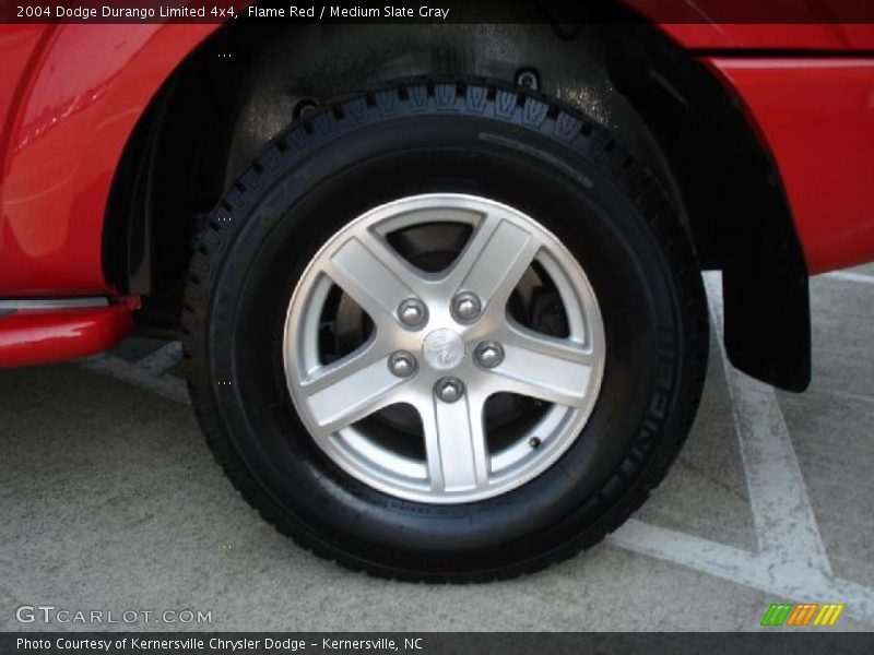 Flame Red / Medium Slate Gray 2004 Dodge Durango Limited 4x4