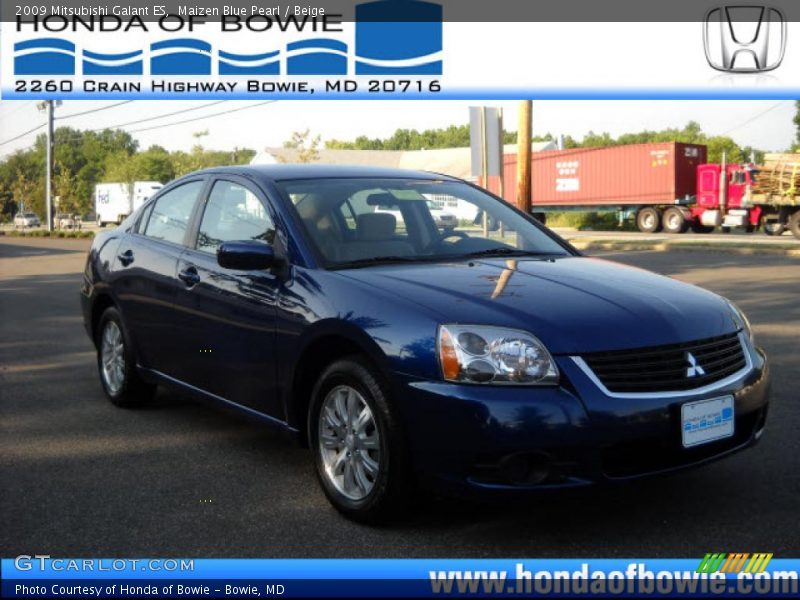 Maizen Blue Pearl / Beige 2009 Mitsubishi Galant ES