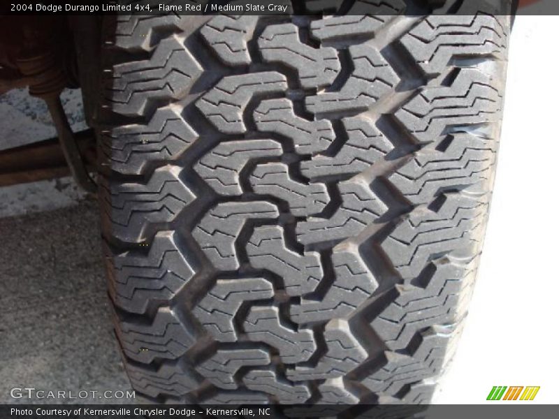 Flame Red / Medium Slate Gray 2004 Dodge Durango Limited 4x4