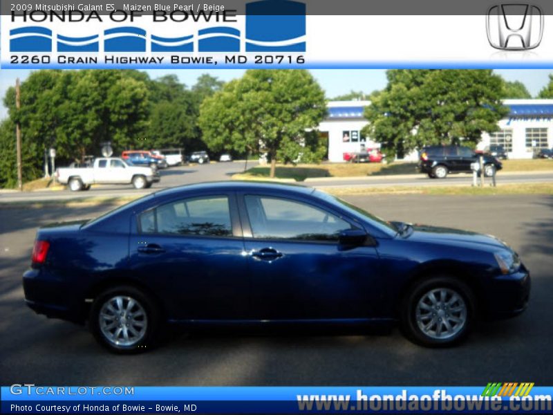 Maizen Blue Pearl / Beige 2009 Mitsubishi Galant ES