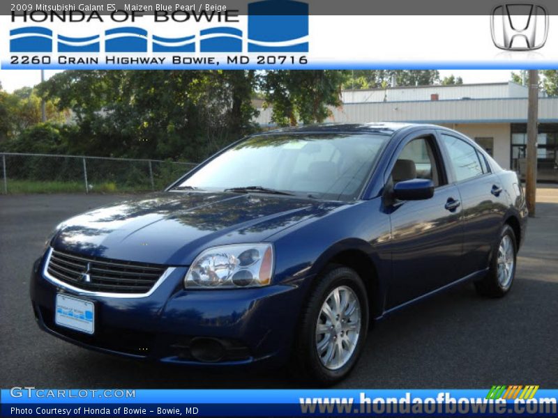 Maizen Blue Pearl / Beige 2009 Mitsubishi Galant ES