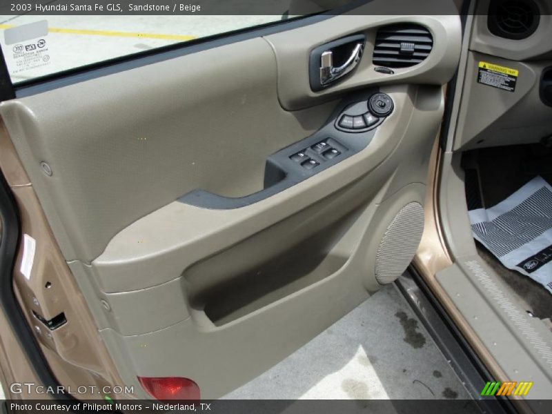 Sandstone / Beige 2003 Hyundai Santa Fe GLS