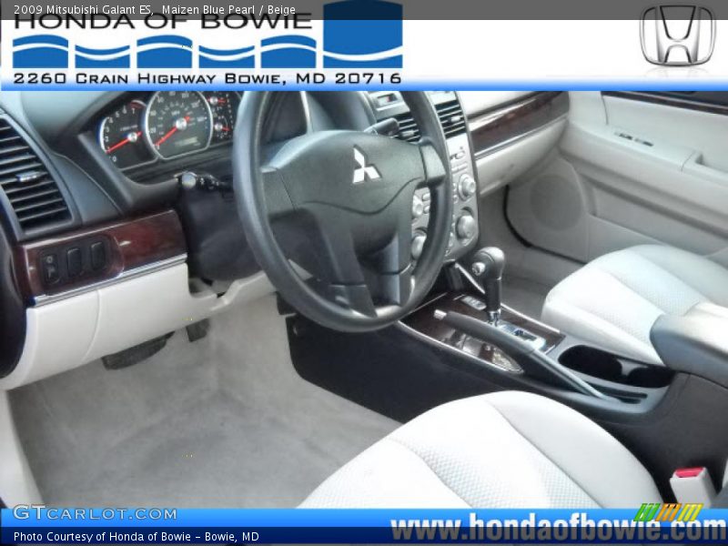 Maizen Blue Pearl / Beige 2009 Mitsubishi Galant ES