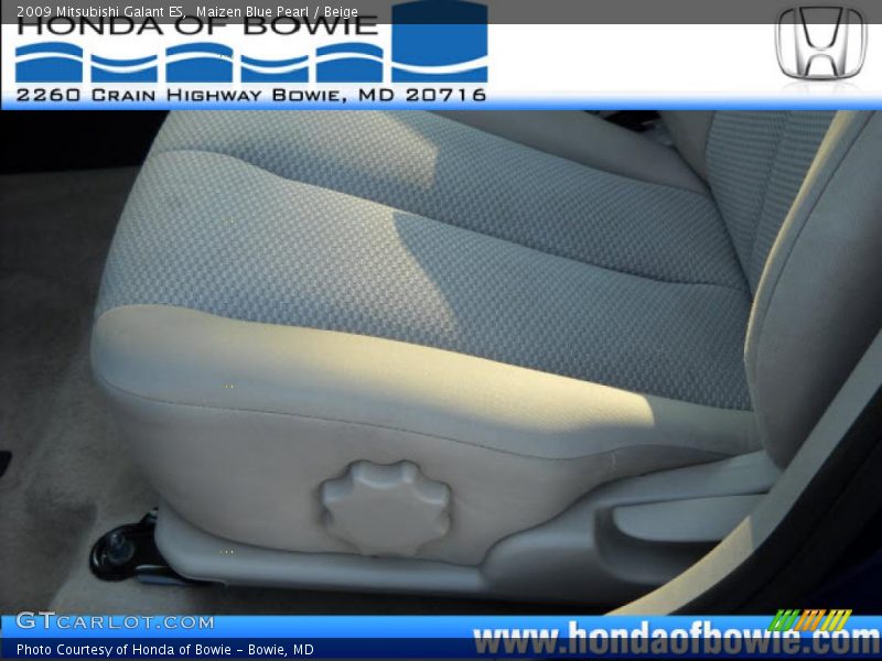 Maizen Blue Pearl / Beige 2009 Mitsubishi Galant ES