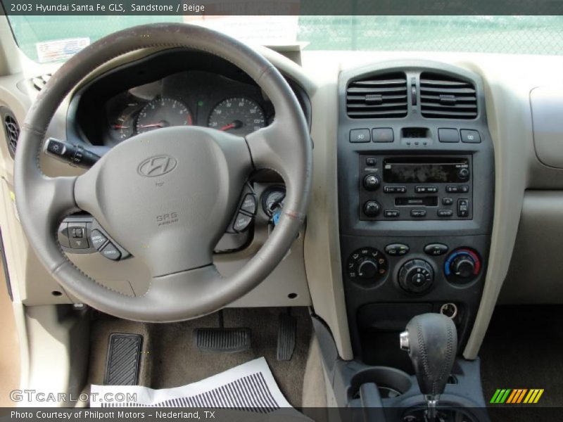 Sandstone / Beige 2003 Hyundai Santa Fe GLS