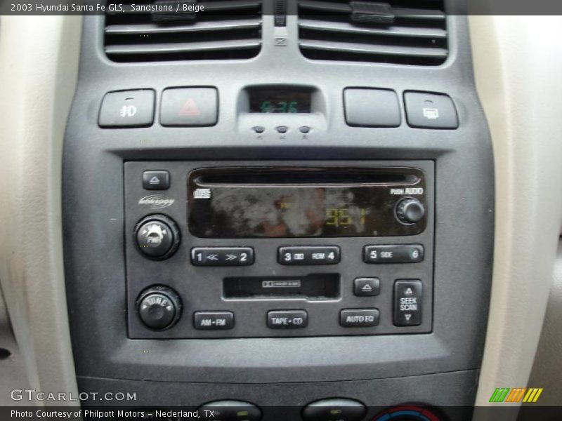 Sandstone / Beige 2003 Hyundai Santa Fe GLS