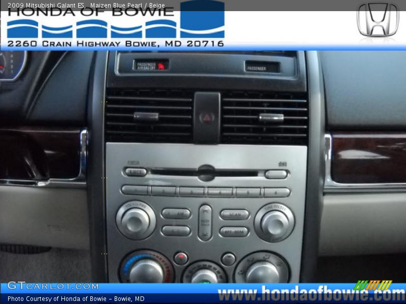 Maizen Blue Pearl / Beige 2009 Mitsubishi Galant ES