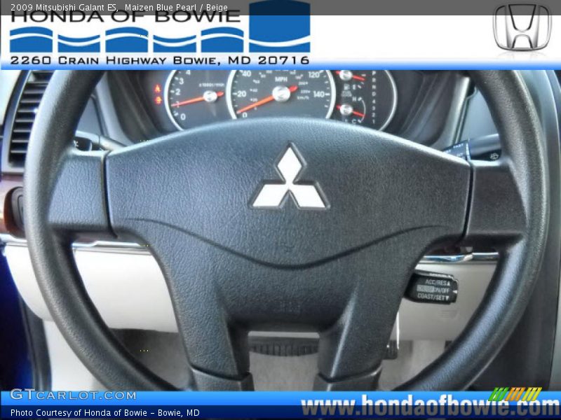 Maizen Blue Pearl / Beige 2009 Mitsubishi Galant ES