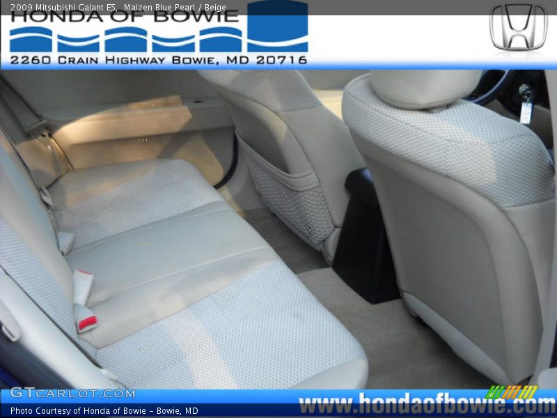 Maizen Blue Pearl / Beige 2009 Mitsubishi Galant ES