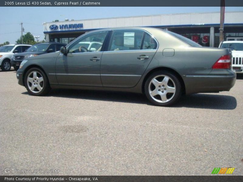 Cypress Pearl / Cashmere 2005 Lexus LS 430 Sedan