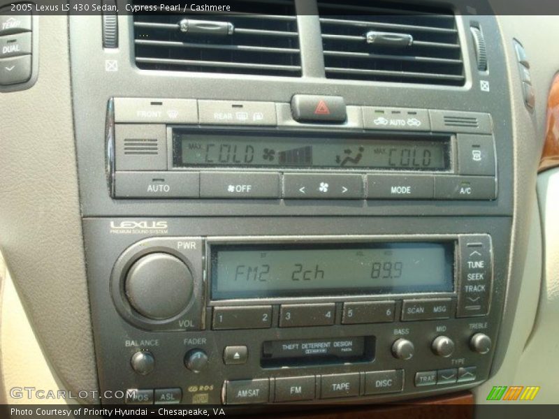 Cypress Pearl / Cashmere 2005 Lexus LS 430 Sedan