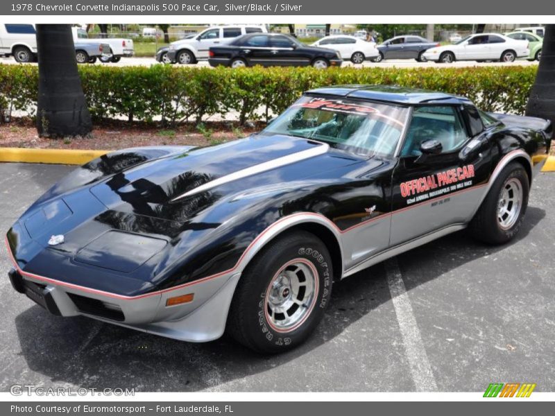 Silver/Black / Silver 1978 Chevrolet Corvette Indianapolis 500 Pace Car
