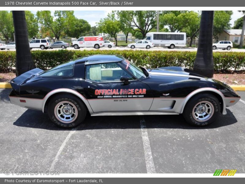 Silver/Black / Silver 1978 Chevrolet Corvette Indianapolis 500 Pace Car