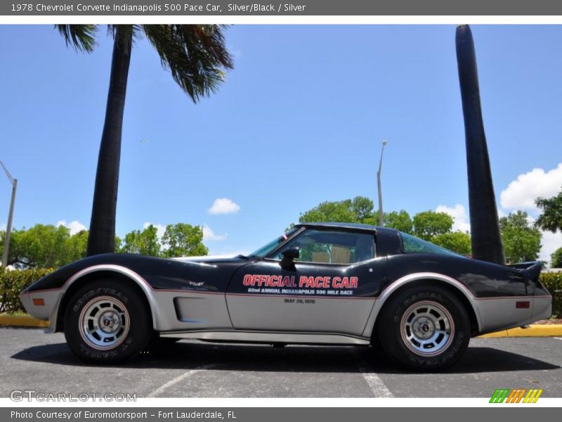 Silver/Black / Silver 1978 Chevrolet Corvette Indianapolis 500 Pace Car