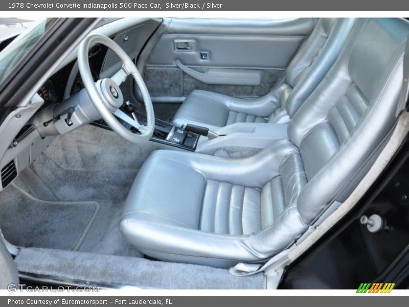 Silver/Black / Silver 1978 Chevrolet Corvette Indianapolis 500 Pace Car
