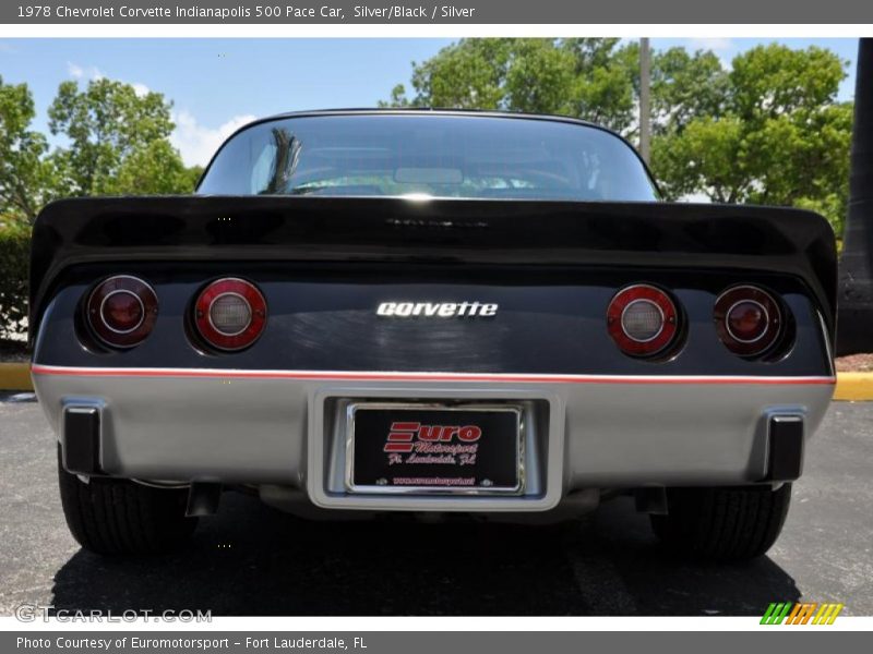 Silver/Black / Silver 1978 Chevrolet Corvette Indianapolis 500 Pace Car