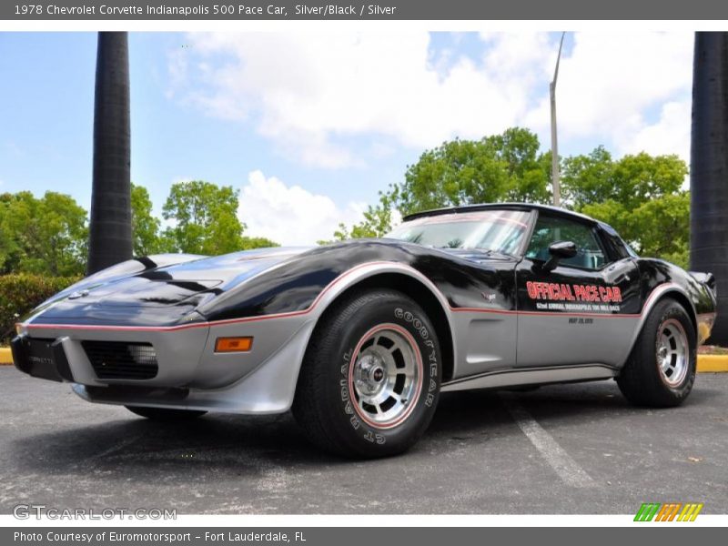 Silver/Black / Silver 1978 Chevrolet Corvette Indianapolis 500 Pace Car