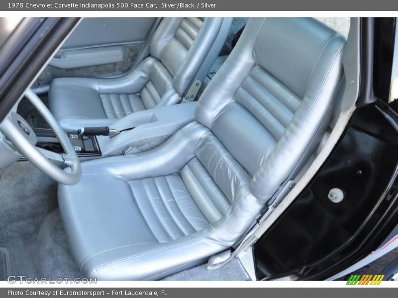 Silver/Black / Silver 1978 Chevrolet Corvette Indianapolis 500 Pace Car