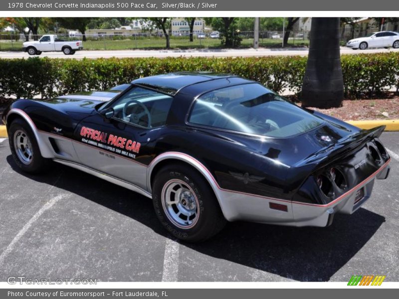 Silver/Black / Silver 1978 Chevrolet Corvette Indianapolis 500 Pace Car