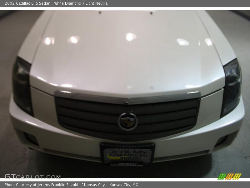 White Diamond / Light Neutral 2003 Cadillac CTS Sedan