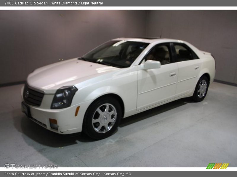 White Diamond / Light Neutral 2003 Cadillac CTS Sedan