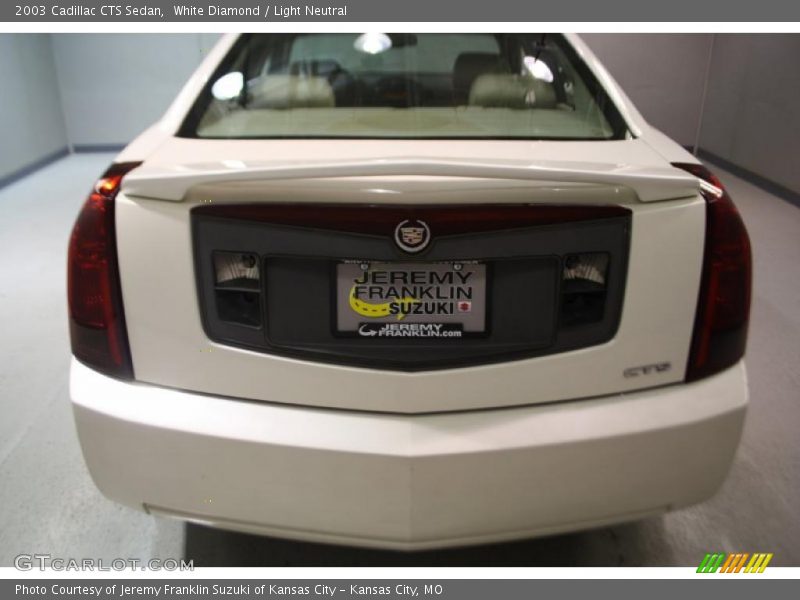 White Diamond / Light Neutral 2003 Cadillac CTS Sedan