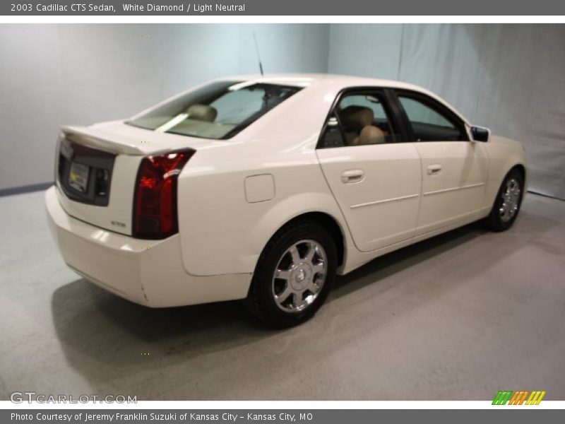White Diamond / Light Neutral 2003 Cadillac CTS Sedan