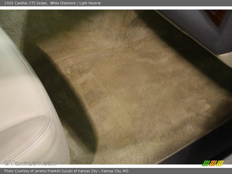 White Diamond / Light Neutral 2003 Cadillac CTS Sedan